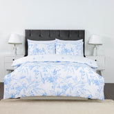100% Cotton Sateen Printed Duvet Cover Set - 300 Thread Count Luxury Bedding - Ultra Soft & Breathable - 18497